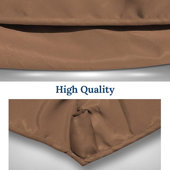 YardGrow 11.5ft 8 Ribs Umbrella Canopy Replacement for Patio Umbrella, Frame NOT Included, Umbrella Replacement Canopy ONLY