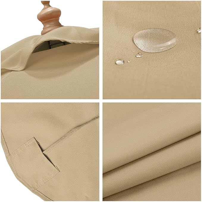 Yescom Patio Umbrella Replacement Outdoor Canopy Beach Backyard Market Table Top Cover