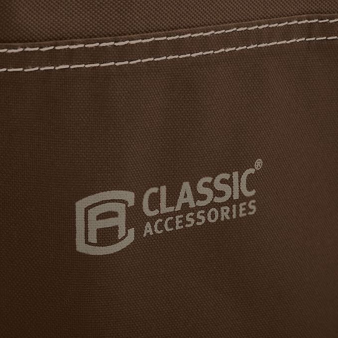 Classic Accessories Madrona Waterproof 100 x 80 x 36 Inch General Purpose Patio Cover, Dark Cocoa