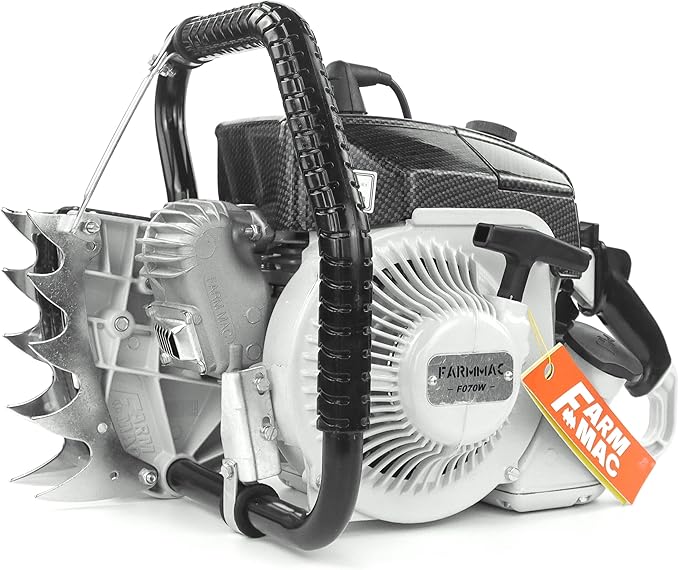 F070W Gas Chainsaw Powerhead NEOTEC Chainsaw 105cc 2-Cycle Gasoline Power Chain Saws 4.8KW 6.4HP Fit for 36 and 42 inch Bar All Parts Compatible with MS070 090 Neotec NS8105 without Bar