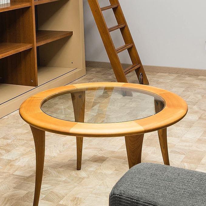25 Inch Round Tempered Glass Table Top, 1/4 Inch Thick Flat Polished Edge Heavy Duty Glass Top for Dining, Coffee, Kitchen, and Office Tables by Fab Glass and Mirror