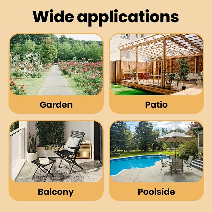 vidaXL Outdoor Dining Table, Folding Patio Table with Umbrella Hole, Garden Furniture for Porch Backyard, Modern Style, Solid Eucalyptus Wood