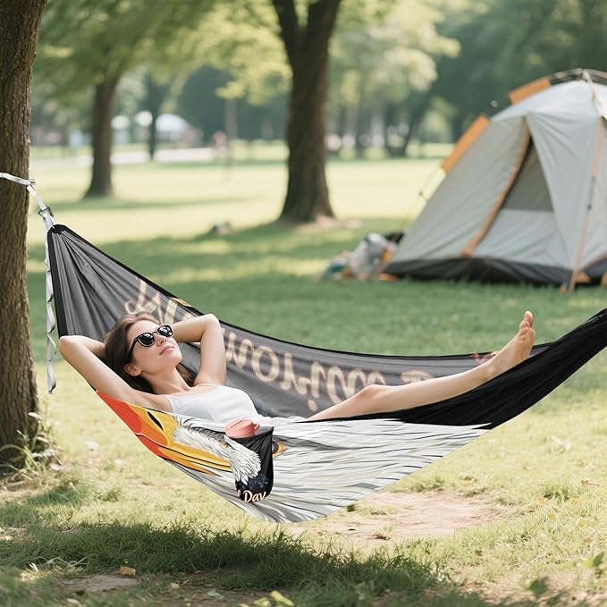 National Memorial Bird Bird 330lb Capacity Outdoor Hammocks with Portabl Carry Bag Rope Hammock for Outside Patio Backyard Poolside hamacas para adultos 2 Personas