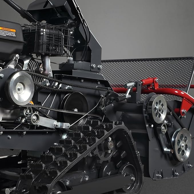 MechMaxx 27" Walk Behind Flail Mower, 10HP 302cc, Self-Propelled, Tracked, Electric Start, SFM27T