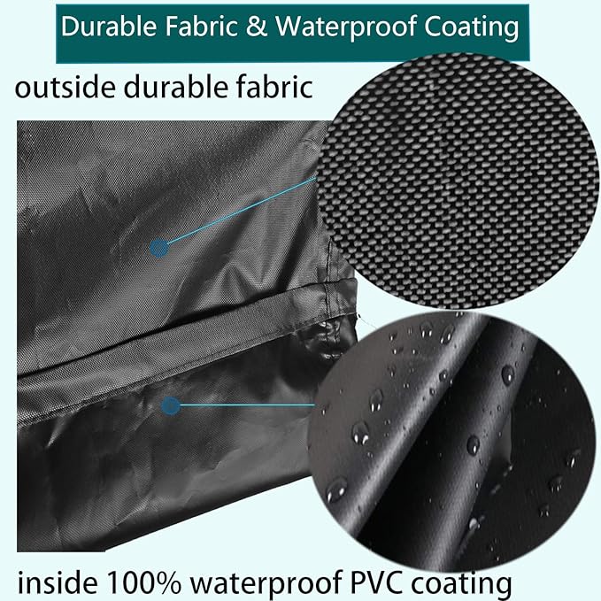 Outdoor BBQ Prep Table Cover 52 Inch for Keter Unity XL Serving Table, Waterproof & Windproof Strong Material Patio Grill Prep Table Cover, 55'' L x 24'' W x 32'' H