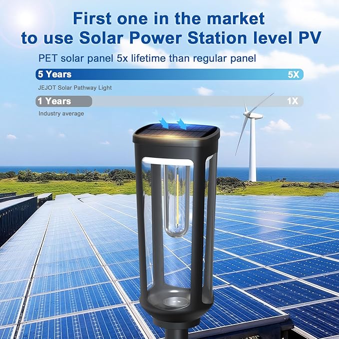Solar Pathway Lights Outdoor,12 Pack Warm Garden Lights Solar Powered Waterproof IP65,Auto On/Off Outdoor Light for Lawn Patio Walkway Driveway Decor Landscape Lighting