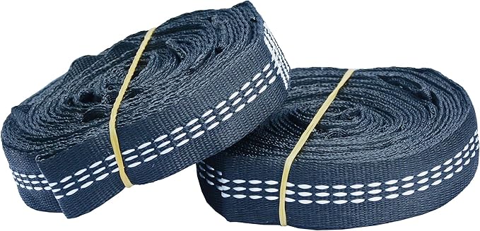 Double Nylon Hammock with Portable Hammock Stand,Orange/Navy