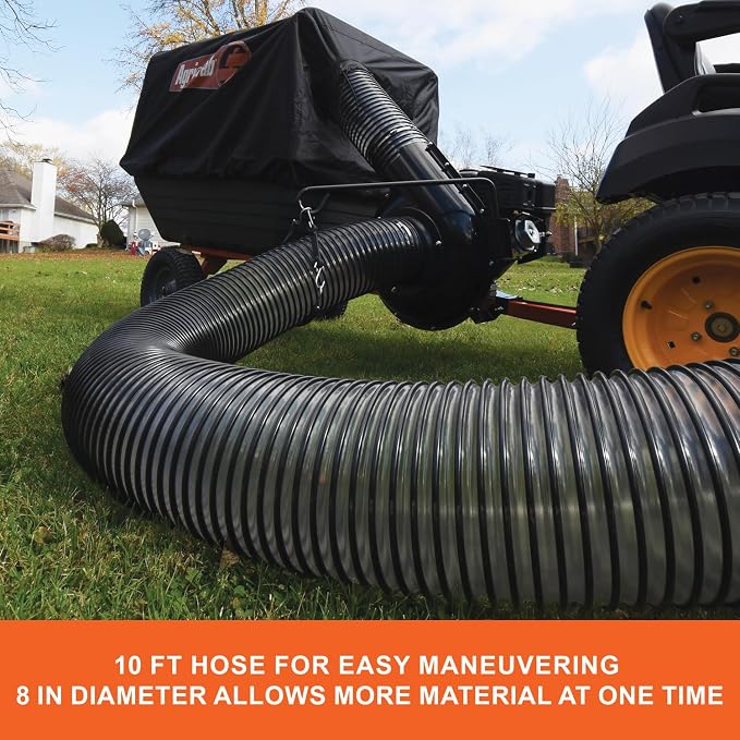 Agri-Fab 45-0551 42 cu.ft. Capacity Super Vac Collection System (315 Gallon); 8" Diameter Hose
