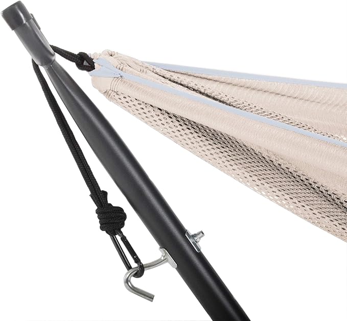 Vivere C9MESH-44 Hammock with Stand, Sand and Sky