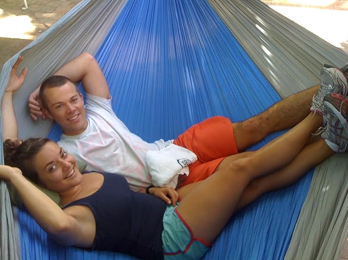 Hammock Bliss Triple - The Largest Portable Hammock on Planet Earth. Huge, King Plus Size, Multi Person, Family, 2 or 3 or Tall Person Camping Hammock. Extra Wide, Extra Long, Extra Comfortable