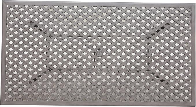 46x86 Inch Cast Aluminum Rectangle Table