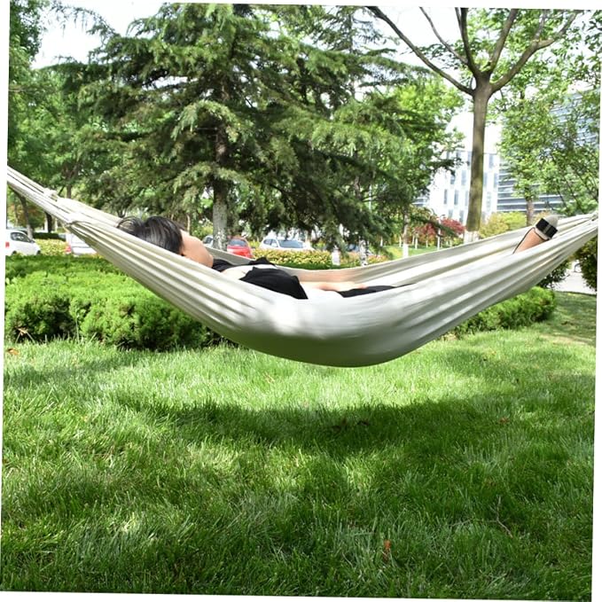 Hanging Chair for Bedroom Lightweight Canvas Hammock Easy to Assemble Camping Travel Accessory