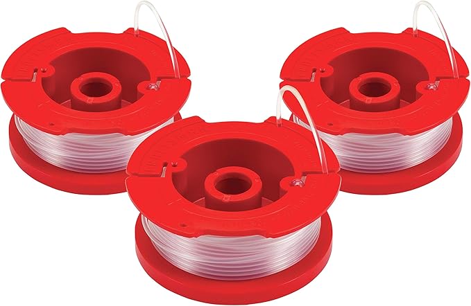 CRAFTSMAN 20V Edger Cordless Trencher Bare Tool CMCED400B, String Trimmer Line 3-Pack Spools CMZST0653 Red
