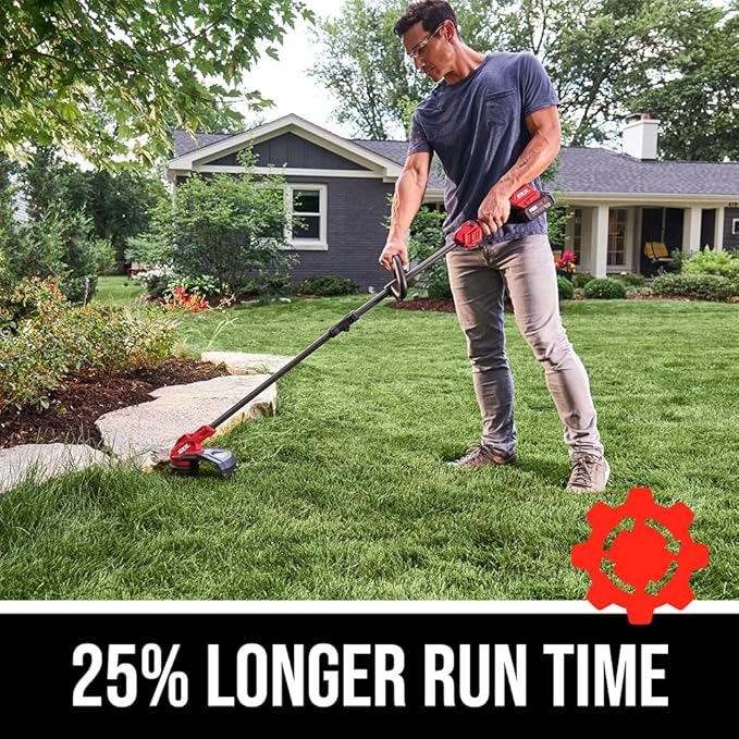 SKIL 20V String Trimmer, Leaf Blower & Hedge Trimmer Kit - Includes 13" Trimmer, 400 CFM Blower, 22" Hedge Trimmer, Batteries & Chargers