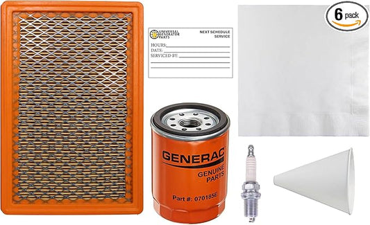 6482 Scheduled Maintenance Kit Home Standby Generators with 8 kW 410cc with UGP Replacement for Air Filter 0E9371AS
