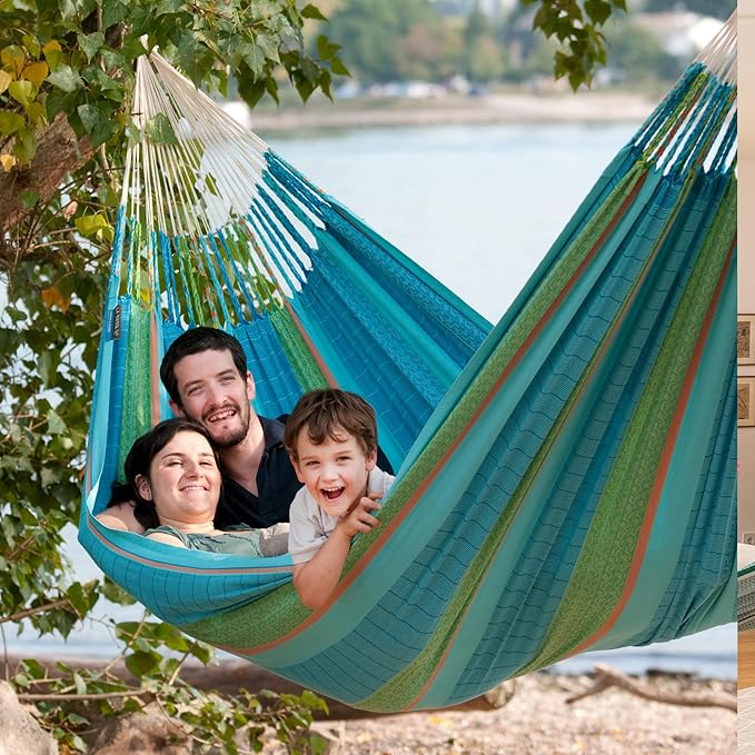 LA Siesta TreeMount Black - Tree and Pole Suspension Set for Hammocks