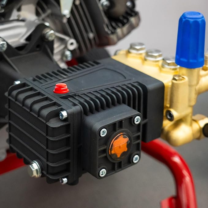 Hourleey Pressure Washer Pump, 4400PSI 4GPM 1" Shaft Horizontal Triplex Plunger Power Washer Pump, Replacement Pressure Pump Kit, Compatible with Simpson MorFlex Models 40224, 40225, 40226