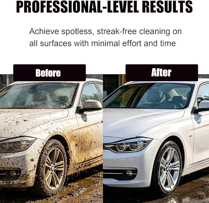 Hose Hawk Pro Pressure Washer, Hosehawk Pro - Professional Water Handheld Power Washer with 360° Rotating Nozzless, 4 Spray Modes Multi Function for Cleaning Yard Car Driveways (Set B)
