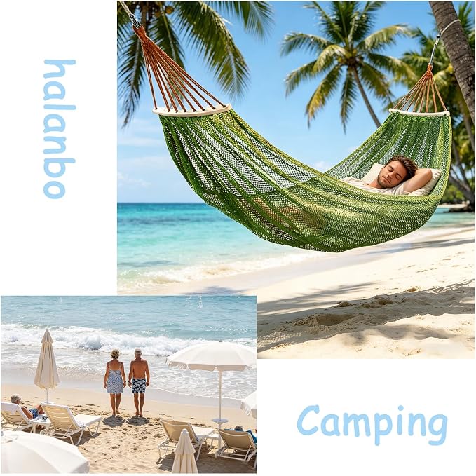 Hammock Without Stand, Purple | Camping Hammocks for Outside, Travel Portable Lightweight, With Tree Straps & Storage Bag