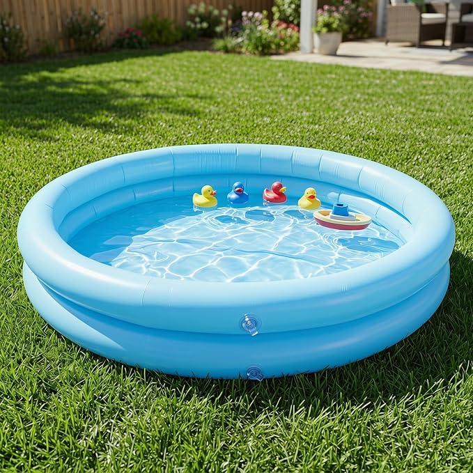Baby Inflatable Pool, Sandpit Toys Blow up Pool Children Inflatable Pool Baby Blow Up Pool Wading Pool for Children Sand Outdoor Fishing Toy Sandpit Plaything