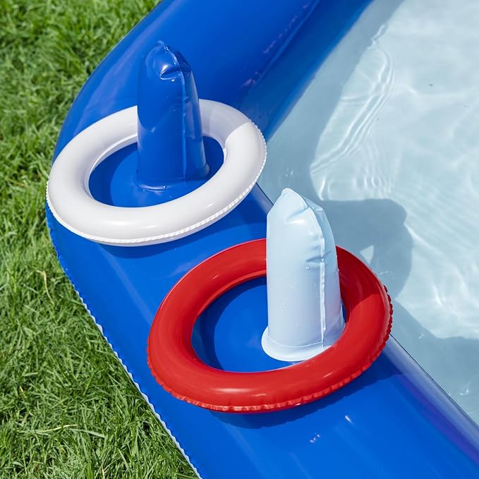 Marvel Spider-Man Inflatable Water Play Center, 6'11" x 6'9" x 50" Kids Outdoor Activity Center with Water Archway & Slide, Game, & Splash Pool
