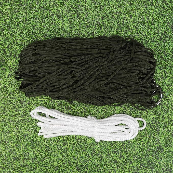 VGEBY Outdoor Hammock, High Strength Breathable Mesh Camping Hammock Nylon Single Person with Rope for Campers Hikers Backyard Relaxation Beach Trips