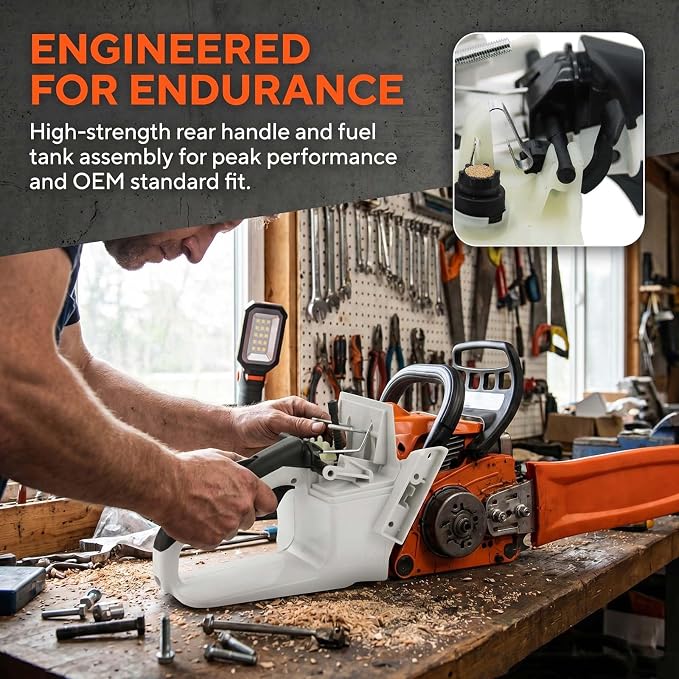 Gas Fuel Tank Bank Rear Handle Replacement for STIHL MS340 MS360 034 036 Chainsaw 1125 350 0819