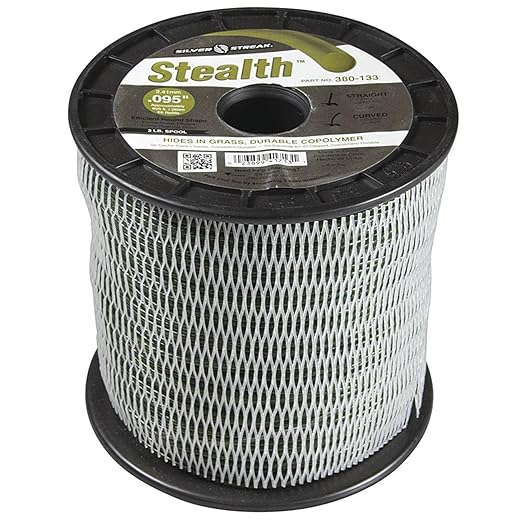 Silver Streak Stealth Trimmer Line, .095 3 lb. Spool, ea, 1