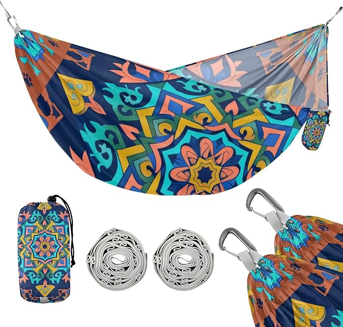 Ornate Pet Camping Hammock Fabric for Outside Patio Garden