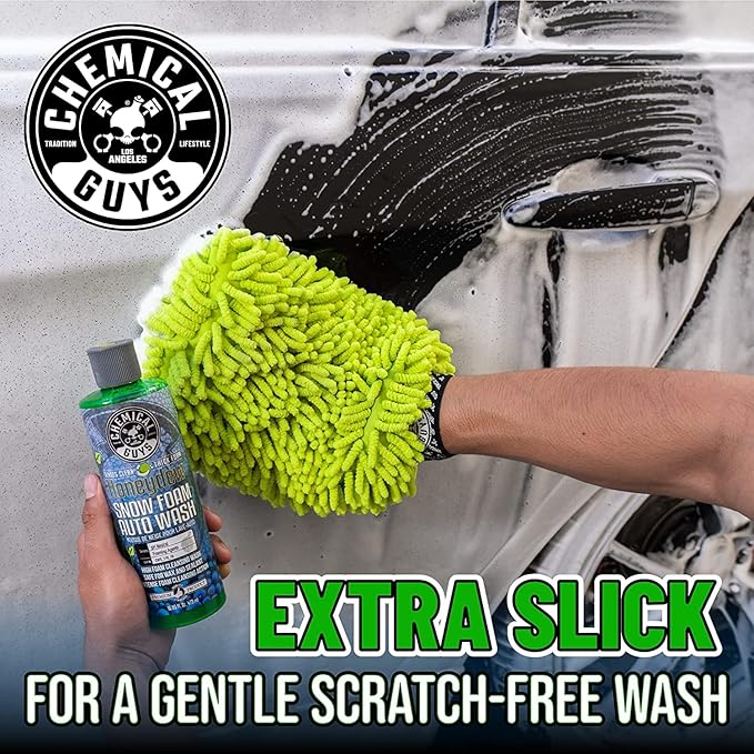 Chemical Guys CWS_110CS Foam Cannon & Snubby Snow Foam Kit - Honeydew Snow Foam Car Wash Soap, 128 fl oz (1 Gallon) + TORQ Foam Cannon Max 8 & Snubby Spray Foam Gun, for Pressure Washer - 3 Items