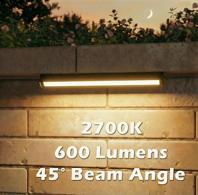 12inch Retaining Wall Lights 5W LED Hardscape Paver Lighting,2700K Soft White Waterproof Outdoor Step Lights,12V AC/DC Low Voltage Landscape Lighting-8Packs