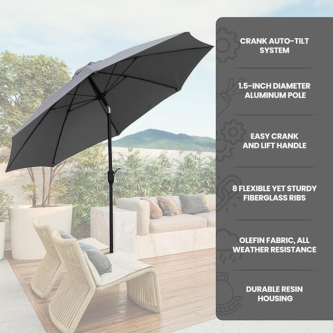 Four Seasons Courtyard Weber 7191 36 Inch SmokeFire Cover, Black