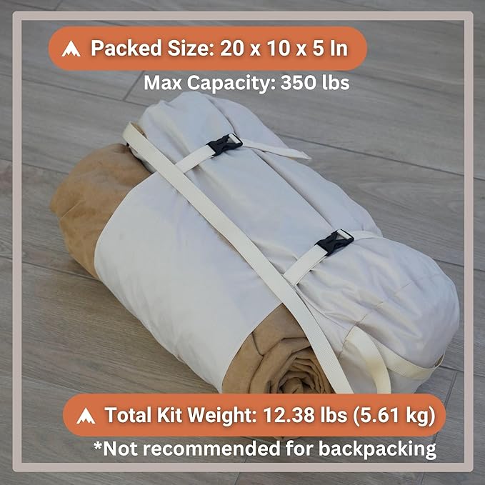 Haven Tents Lay Flat Hammock Tent - Waterproof Camping Hammock with Mosquito Net, Insulated Pad and Rainfly - Haven Tent, Haven XL, Haven Safari