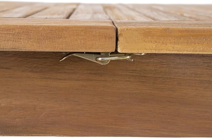 Christopher Knight Home Eric Outdoor Expandable Acacia Wood Dining Table, Natural Finish