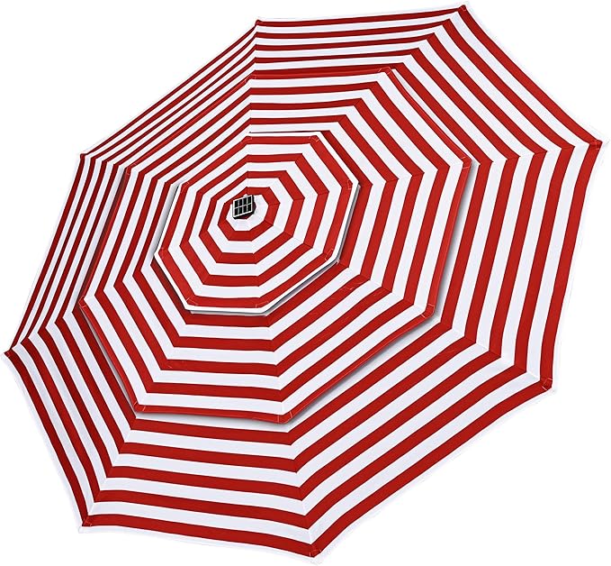Yescom Patio Umbrella Replacement Outdoor Canopy Beach Backyard Market Table Top Cover