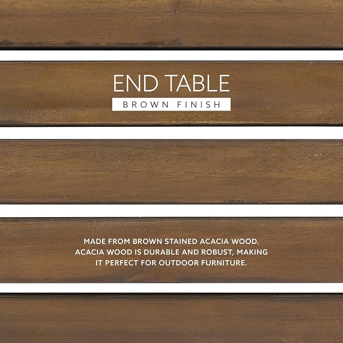Linon Adirondack End, Teak Table,