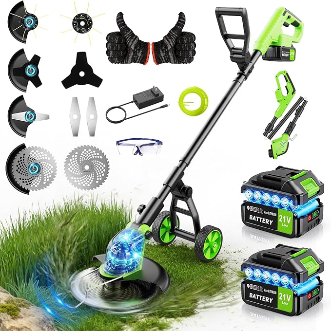 Weed Wacker with Wheels