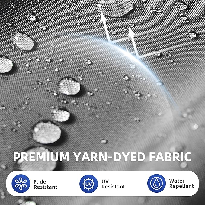 10 X 13 FT Cantilever Patio Umbrella with Led Lights Heavy Duty Windproof Double Top Large Rectangle Offset Umbrellas with 360-degree Rotation for Garden Pool Deck Backyard, Grey