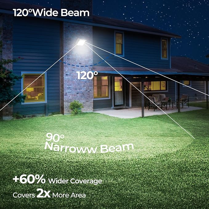 CINOTON 55W 7700LM LED Flood Lights Outdoor, 3CCT, ETL Listed, 2 Pack | IP65 Waterproof Security Wall Pack with 180°Knuckle, Dusk to Dawn 120V Aluminum Fixture for Warehouse Patio Porch Garage