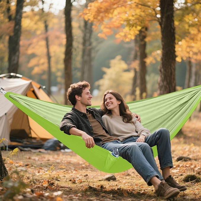 Yellow Green Solid Color Pure Plain 330lb Capacity Outdoor Hammock Portable Hammock for Patio Backyard Lounge Base hamacas para Patio