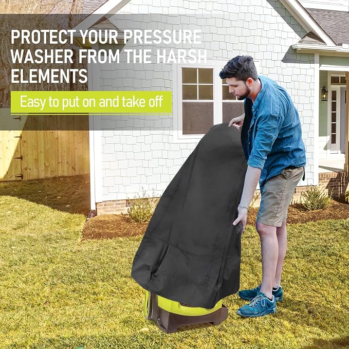 Pressure Washer Cover, Waterproof Outdoor Cover for Westinghouse ePX3500 Electric Power Washer, Pump Protector for High Pressure Cleaner 14" x 15" x 24"