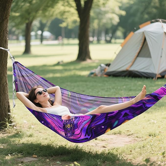 Cute Bow Tie 330lb Capacity Hammocks with Tree Straps Cloth Hammock for Indoor Outdoor Patio accesorios para campamento