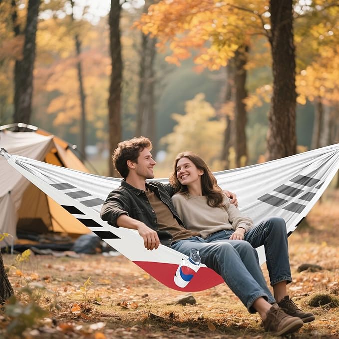 National Flag of The Democratic People's Republic of Korea Hammocks with Portabl Carry Bag Backyard Hammock for Indoor Outdoor Patio