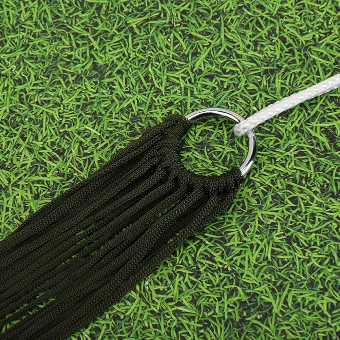 Mesh Hammock, Outdoor Hammock Mesh Hammock Camping Single Person Simple Nylon Net Hammock with Rope
