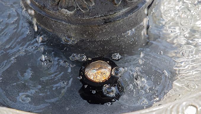 Kenroy Home 51010ZC Ibiza Outdoor Floor Fountain with Gray Finish, Classic Style, 45" Height, 25.5" Width, 25.5" Depth, Zinc