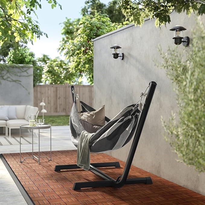 Outdoor Hammock Stand Steel Frame, Heavy Duty Galvanized Support for Garden Patio Backyard, 121.25 x 39.38 x 48.38 Inches