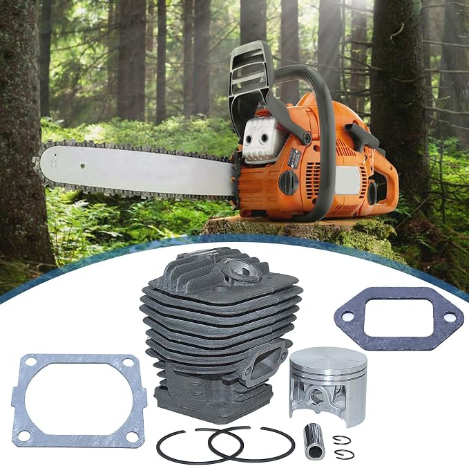54mm Cylinder Piston Kit for Stihl MS660 066 MS650 064 Chainsaw Rebuild Kit Replacement Parts Replace 1122 020 1211, 1122 020 1209