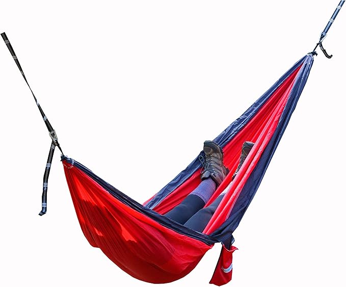 Algoma Net Company 2928OG GO2 Traveler Nylon Camping Hammock, Orange