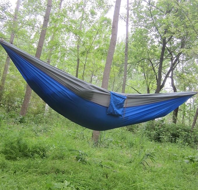 Hangmat Double Hammock 102x55 Inch Two Person Hammocks with 210T Nylon Parachute Portable Lightweight Hammock Buiten Hammock(A)