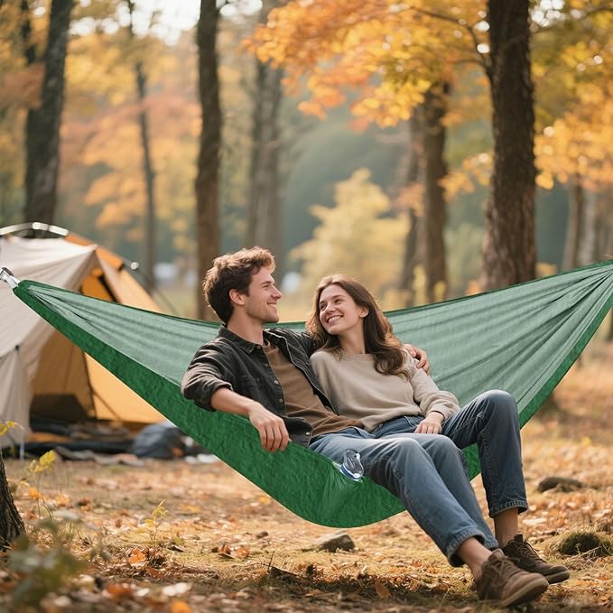Green Solid Color 330lb Capacity Hammocks for Camping Swing Hammock for Indoor Outdoor Patio Base para poner hamaca